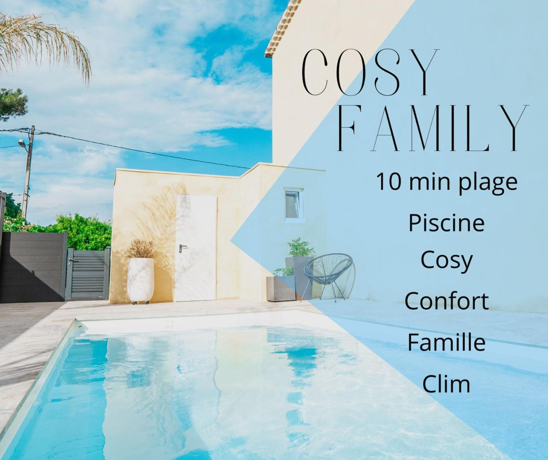 Cosyfamily Piscine -Wifi- Neuf-Famille -15Min Plage - Top Pros Servicesconciergerie Pérols Exterior foto